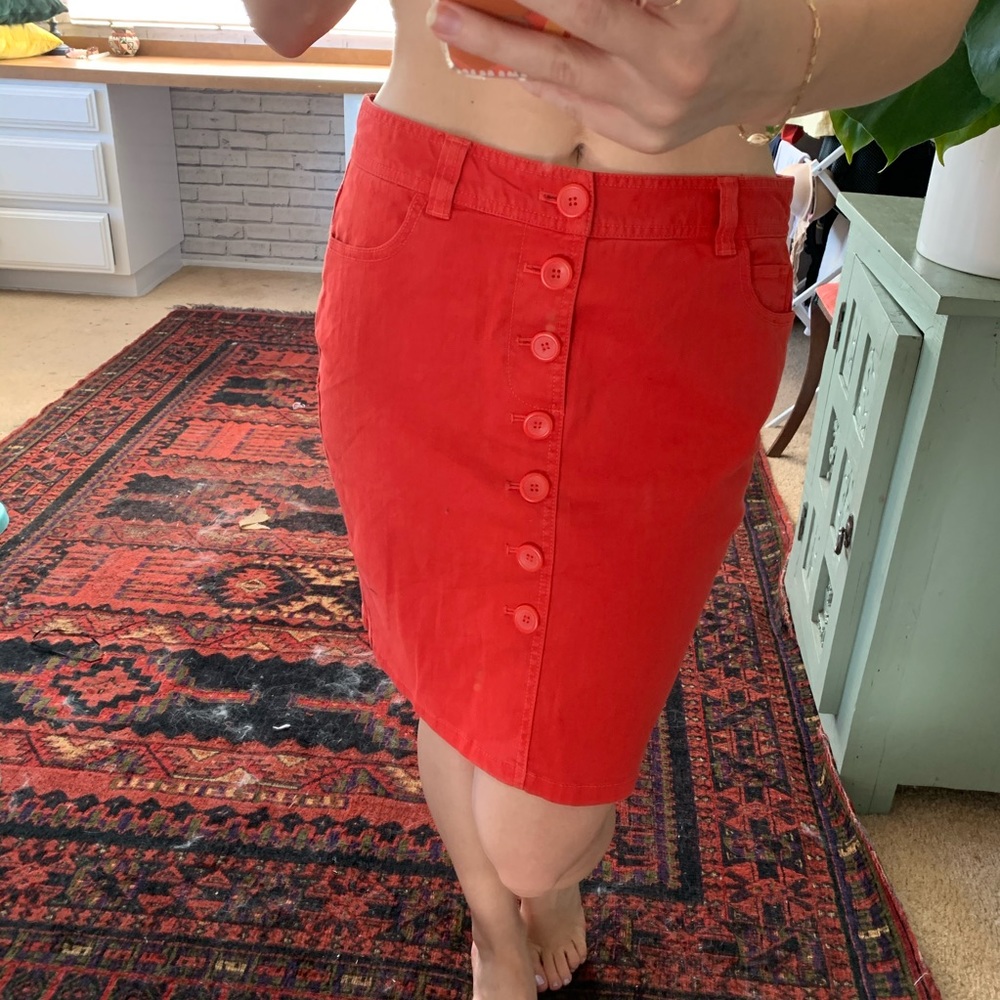 Button Down Skirt